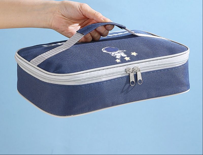 Cute Astronaut Theme Lunch Bag High-Quality Insulated Thermal Food Box