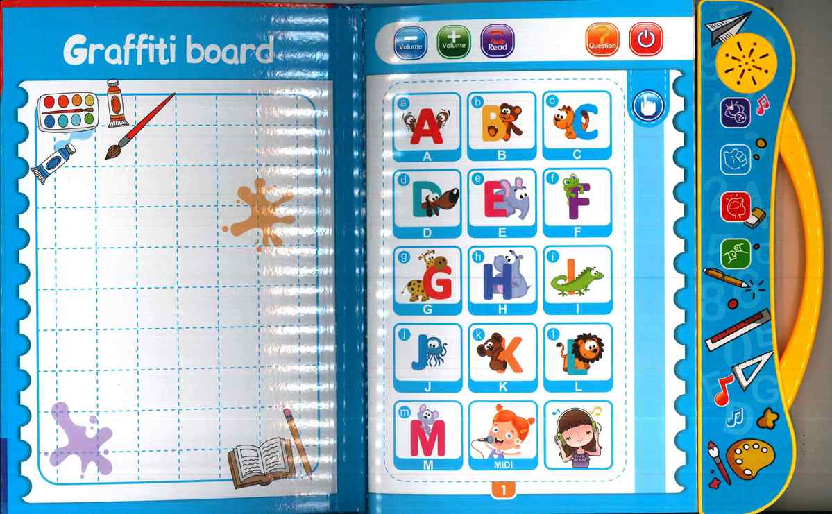 Learning Toys - Study Book Intellectual Learning English E-Book for Kids