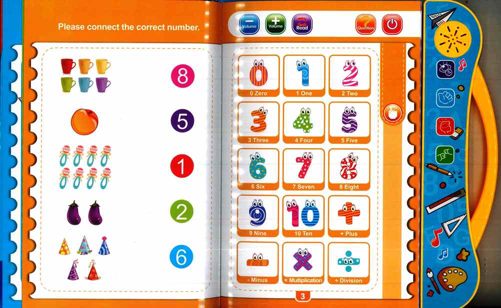 Learning Toys - Study Book Intellectual Learning English E-Book for Kids