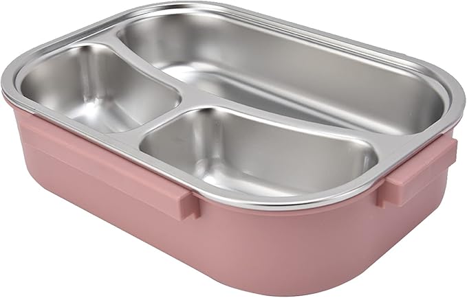 Pink Kids Submarine Lunch Box Set | Stainless Steel Sea World Bento Box | Perfect for School & Travel