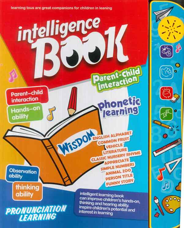 Learning Toys - Study Book Intellectual Learning English E-Book for Kids