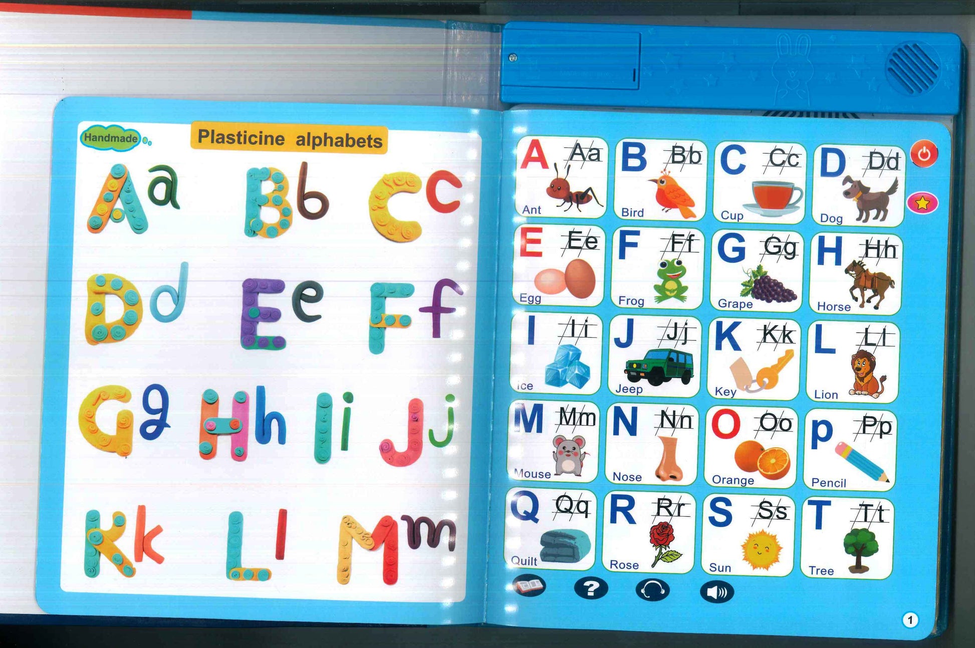 Learning Toys - Study Book Intellectual Learning English E-Book for Kids