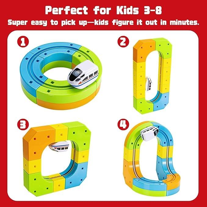 Magnetic Suspension Train Track Building Blocks Set