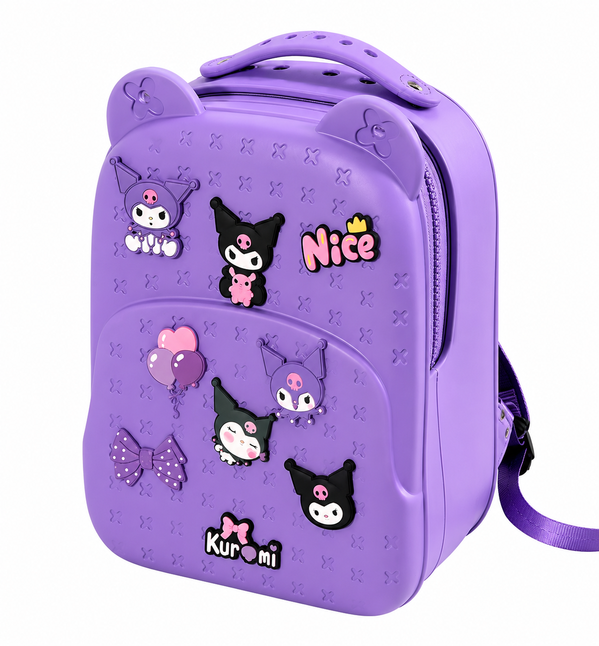 3D Cartoon EVA Kids School Backpack with DIY Charms