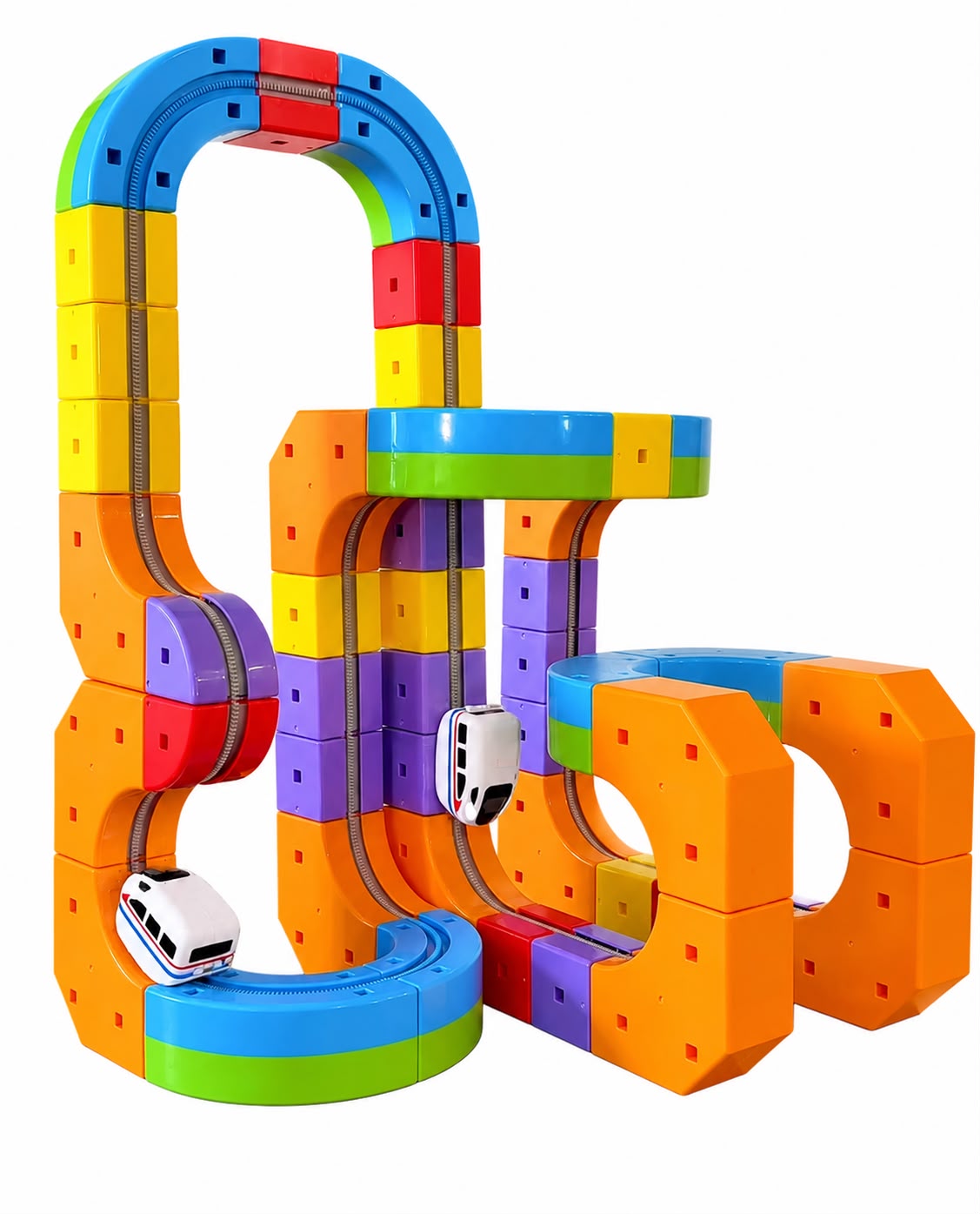Magnetic Suspension Train Track Building Blocks Set